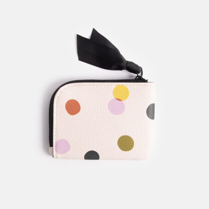 Caroline Gardener Pink Colourful Spot Corner Purse - Image 2