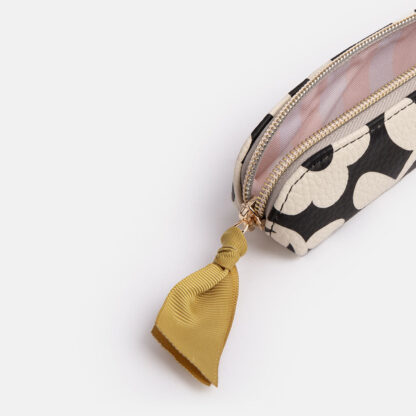 Caroline Gardener Monochrome Flowers Slim Pencil Case - Image 3