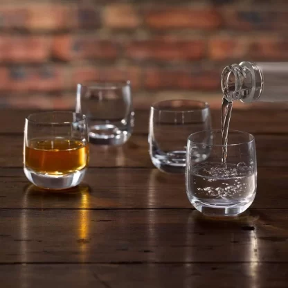 LSA Borough Shot Glass 75ml Clear x4 Boxed