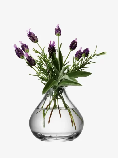 LSA Flowers Sprig Vase 11cm Clear - Image 3