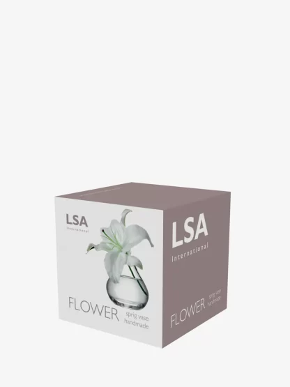 LSA Flowers Sprig Vase 11cm Clear - Image 4