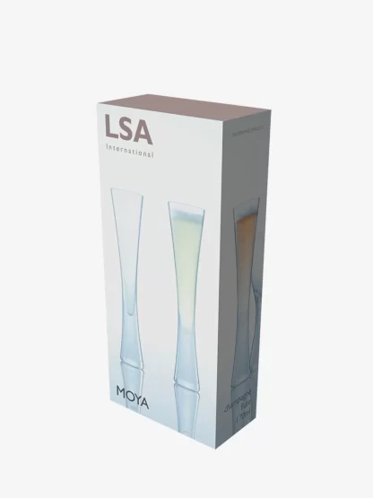 LSA Moya Champagne Flute 170ml x2 Boxed - Image 5