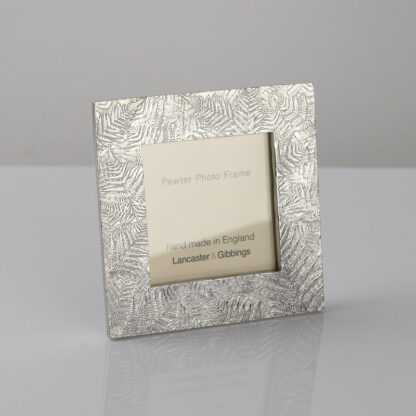 Lancaster & Gibbings Pewter FOXWORTHY MINI PHOTO FRAME (SMALL)