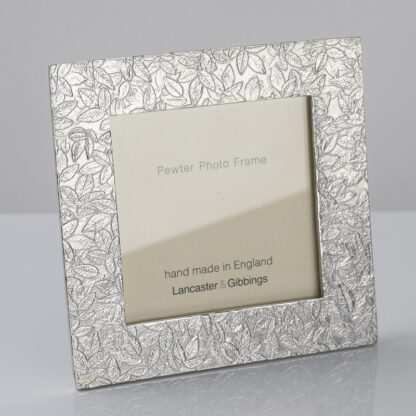 Lancaster & Gibbings Pewter HEDGEROW MINI PHOTO FRAME (LARGE)