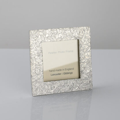Lancaster & Gibbings Pewter HEDGEROW MINI PHOTO FRAME (SMALL)