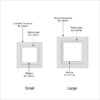 Lancaster & Gibbings Pewter HEDGEROW MINI PHOTO FRAME (SMALL) - Image 4