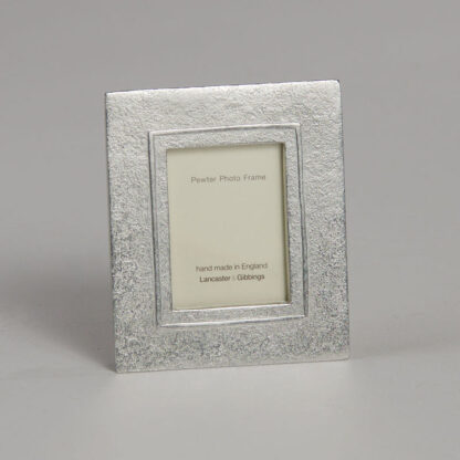 Lancaster & Gibbings Pewter RAISED LINE MINI PHOTO FRAME (MEDIUM)
