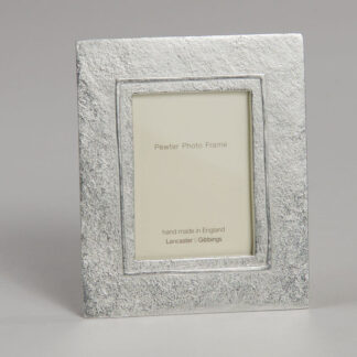 Lancaster & Gibbings Pewter RAISED LINE MINI PHOTO FRAME (LARGE)
