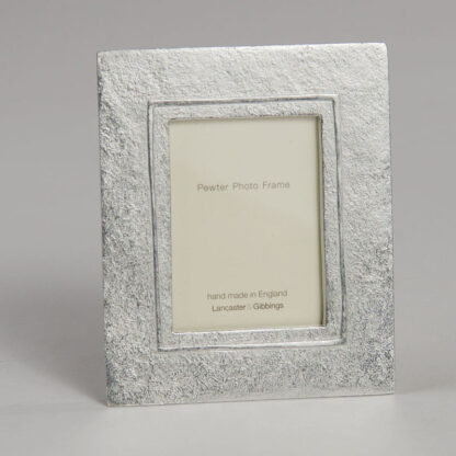 Lancaster & Gibbings Pewter RAISED LINE MINI PHOTO FRAME (LARGE)