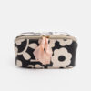 Caroline Gardener Mono Floral Flat Lay Cosmetic Bag