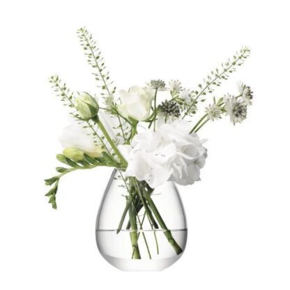 LSA Flower Mini Table Vase H9.5cm Clear - Image 2