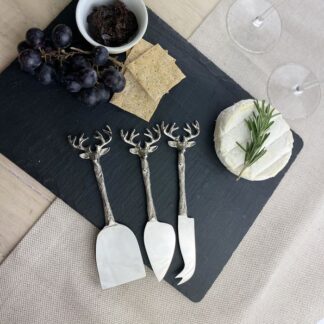 Selbrae House 3 Cheese Knives STAG