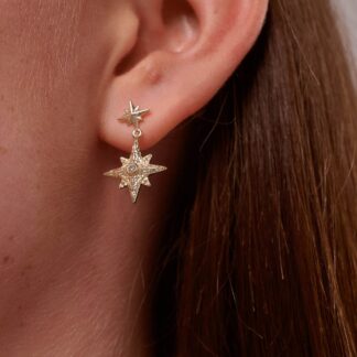 Tutti & Co Nightfall Earrings Gold (EA629G)
