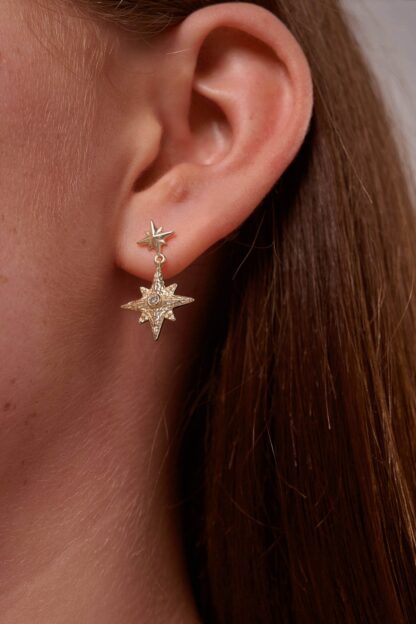 Tutti & Co Nightfall Earrings Gold (EA629G)