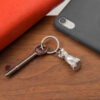 Lancaster & Gibbings Pewter Key Cat - Image 2