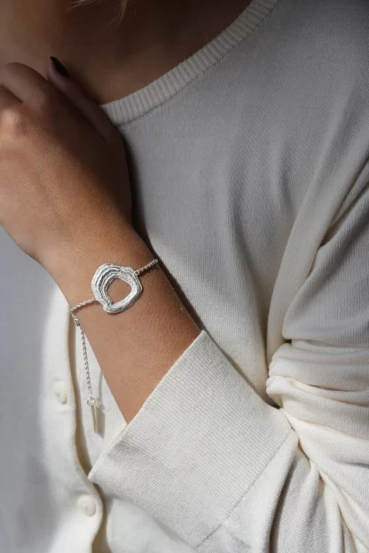 Tutti & Co Drift Bracelet Silver - Image 4