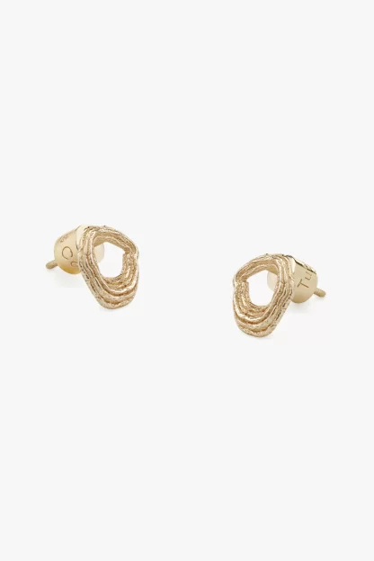 Tutti & Co Drift Earrings Gold - Image 2