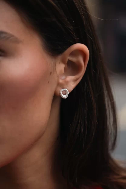 Tutti & Co Drift Earrings Silver