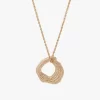 Tutti & Co Drift Necklace Gold - Image 2