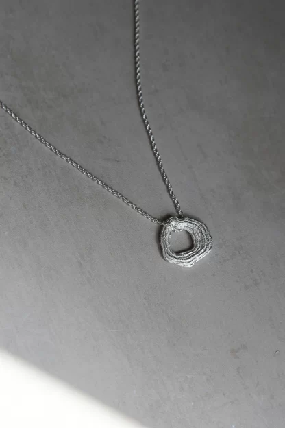 Tutti & Co Drift Necklace Silver - Image 3