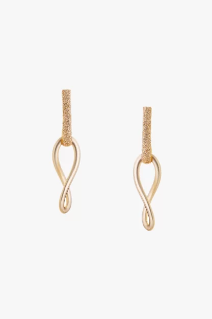Tutti & Co Echo Earrings Gold - Image 3