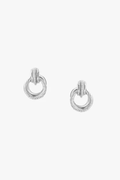 Tutti & Co Fuse Earrings Silver - Image 2