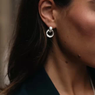 Tutti & Co Fuse Earrings Silver