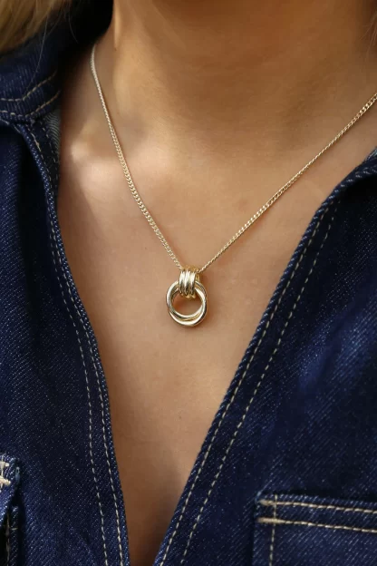 Tutti & Co Fuse Necklace Gold