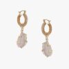 Tutti & Co Quartz Earrings Gold - Image 2