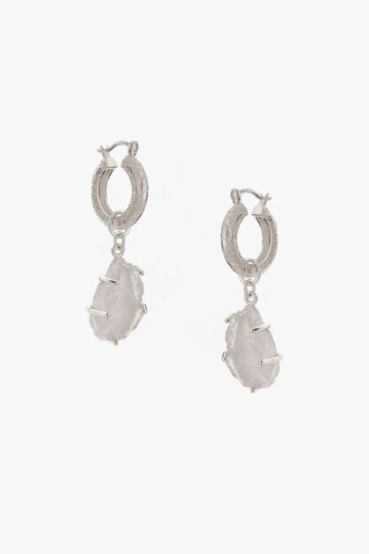 Tutti & Co Quartz Earrings Silver - Image 2