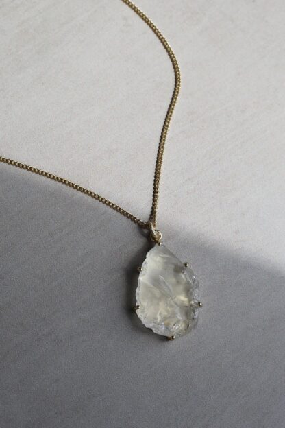 Tutti & Co Quartz Necklace Gold - Image 3