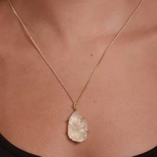 Tutti & Co Quartz Necklace Gold