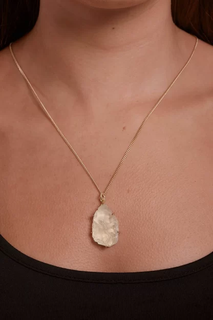 Tutti & Co Quartz Necklace Gold