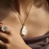 Tutti & Co Quartz Necklace Gold - Image 4