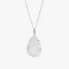 Tutti & Co Quartz Necklace Silver - Image 3