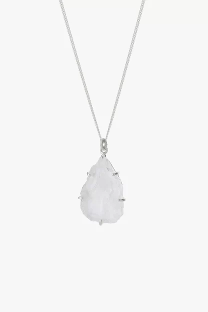 Tutti & Co Quartz Necklace Silver - Image 3