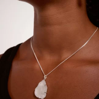 Tutti & Co Quartz Necklace Silver