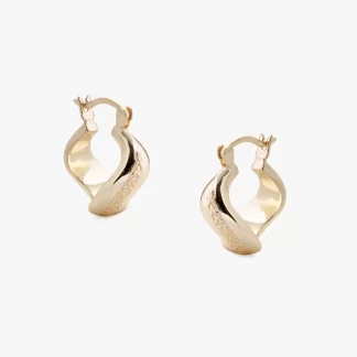 Tutti & Co Shadow Earrings Gold