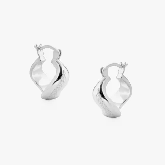 Tutti & Co Shadow Earrings Silver