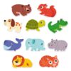 Djeco Puzzle Duo Animals Green - Image 3