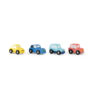 Moulin Roty Set of 4 Wooden Cars Avenue du Moulin (725732)