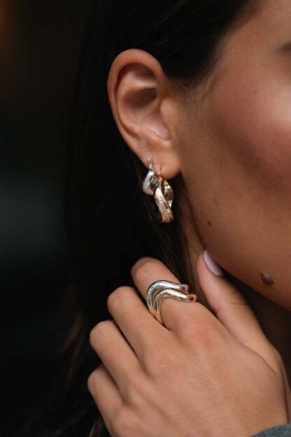 Tutti & Co Bay Earrings Gold - Image 4