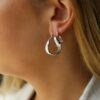 Tutti & Co Bay Earrings Silver - Image 2
