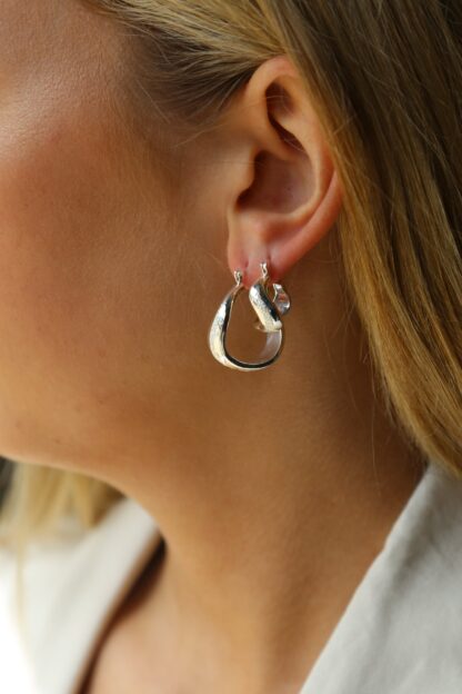 Tutti & Co Bay Earrings Silver - Image 2