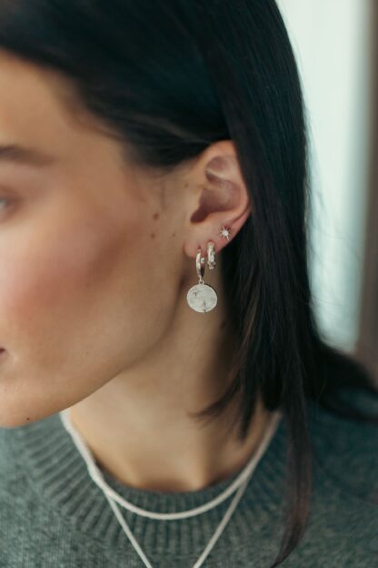 Tutti & Co Chance Earrings Silver - Image 2