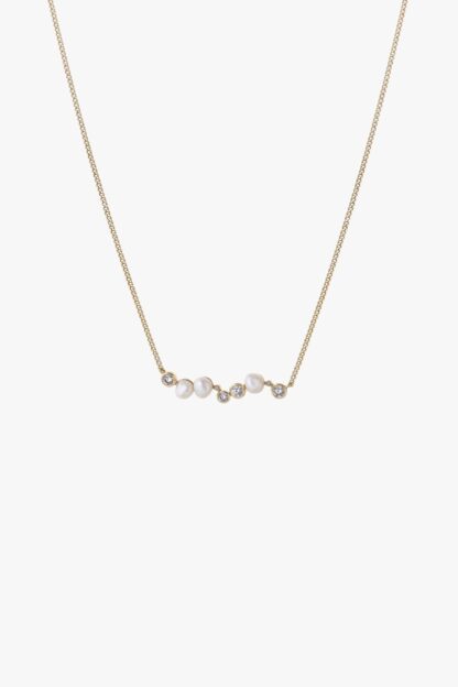 Tutti & Co Oyster Necklace Gold - Image 2