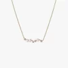 Tutti & Co Oyster Necklace Gold - Image 7