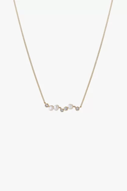 Tutti & Co Oyster Necklace Gold - Image 7
