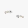 Tutti & Co Oyster Earrings Silver