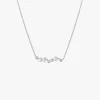 Tutti & Co Oyster Necklace Silver